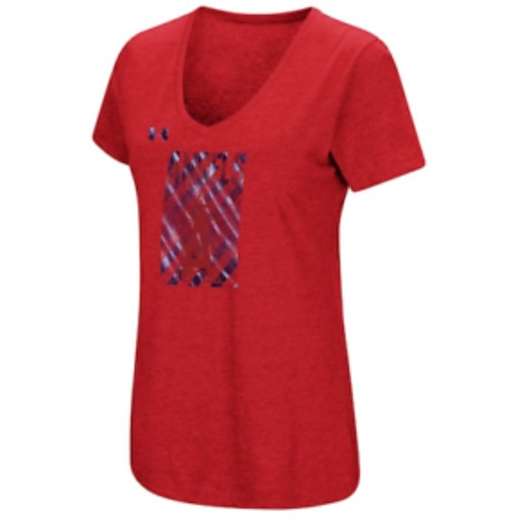 Women's Under Armour Los Angeles Angels of Anaheim Heat Gear Streak Tee Size: S - Picture 1 of 2